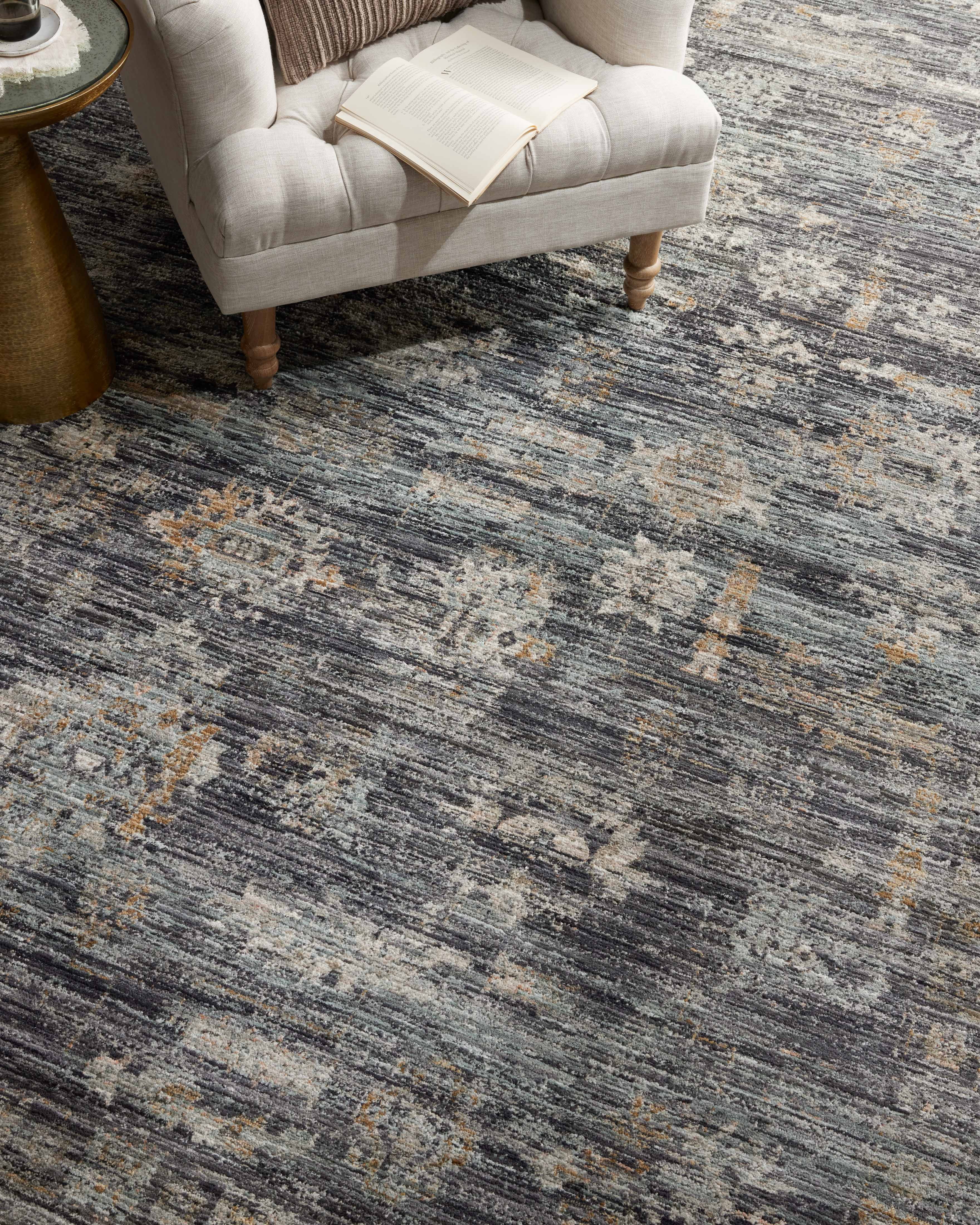 Jean Stoffer x Loloi Katherine Ink / Jade 2'-3" x 3'-10" Accent Rug