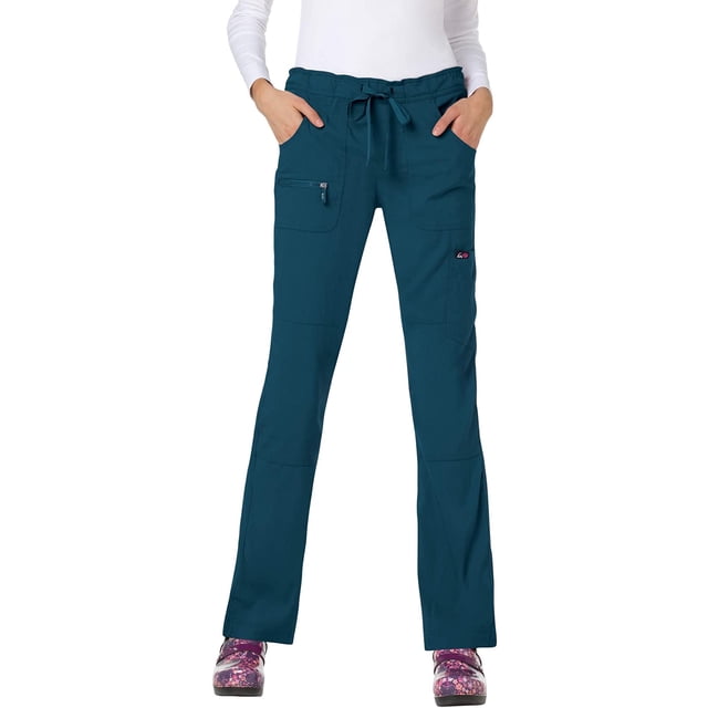 KOI Pantalon d'Uniforme Léger de Performance Extensible à Multiples Poches Peace pour Femmes