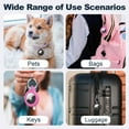 thumbnail image 6 of YUNOVA 2 Pack Air Tag Case with Keychain for Apple Airtags, Lightweight Anti-Scratch, Easy Installation, Shockproof & Dustproof for GPS, Luggage, Keys, Kids, Pet Collar, 6 of 6