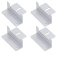 thumbnail image 2 of Solar Panel Z Bracket, 4Pcs Wide Compatible Solar Panel Mounting Z Bracket High Frequency Insulation For Roof Wall ANGGREK FJ1015, 2 of 8