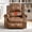 Brown, variant on Ebello Power Recliner Chair, Soft PU Leather Power Recliners with Padded Backrest, Overstuffed Heavy Duty Reclining Sofa for Living Room Bedroom, Brown