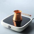 thumbnail image 3 of 2X Turkish Coffee Pot Coffee Maker Moka Pot 3 Person 200 ML Copper Handmade High Quality Decorative Gift Accessory, 3 of 6