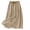 Beige, variant on Qiopertar Linen Midi Skirt for Women Loose Elastic Waist Embroidery Floral Bohemian Summer Casual Comfy A-Line Skirt, Gray M