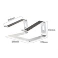 thumbnail image 2 of Support pour Ordinateur Portable Support de Refroidissement pour Ordinateur Portable Support de Bureau en Alliage d'Aluminium Base Surélevée, 2 of 9