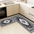 thumbnail image 5 of Kitchen Rugs Sets of 3 Non Slip Washable Kitchen Mats for Floor, Waterproof Kitchen Runner Rug, Floor Mat Carpet for Entryway, Laundry, Sink, Hallway, Bathroom, 5 of 12