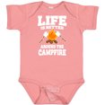 thumbnail image 3 of Inktastic Life is Better Around The Campfire Boys or Girls Baby Bodysuit, 3 of 5