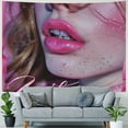 thumbnail image 4 of Orinice Pretty Girl Tapestry Wall Hanging Graphic Tapestries Home Wall Decor Art Dorm Decorations 60x50inch, 4 of 6