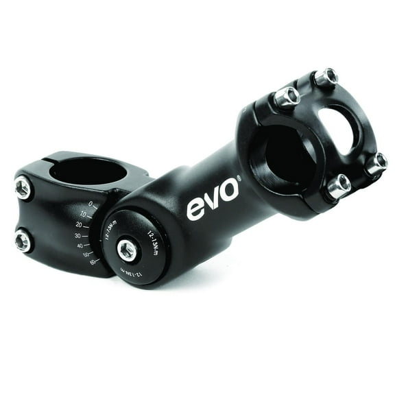 EVO, Compact, Stem, Diameter: 31.8mm, Length: 95mm, Steerer: 1-1/8'', Black