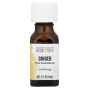 Aura Cacia Essential Oil Ginger 0.5 fl oz Liquid