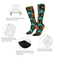 thumbnail image 4 of Picia Women Crew Soft Moisture-wicking Socks Palm Trees Pattern Design Cotton Socks, One Size fit All, 4 of 9