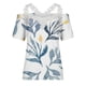 thumbnail image 4 of Blusa superior sexy de manga corta con retazos de encaje con cuello en V de verano para mujer OAVQHLG3B Store  lin121212, 4 of 4
