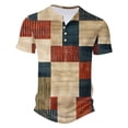 thumbnail image 4 of IROINNID T-Shirts for Big and Tall Men, Lightweight Thin Basic Botton Round Neck Summer Blouses for Men, 4 of 5