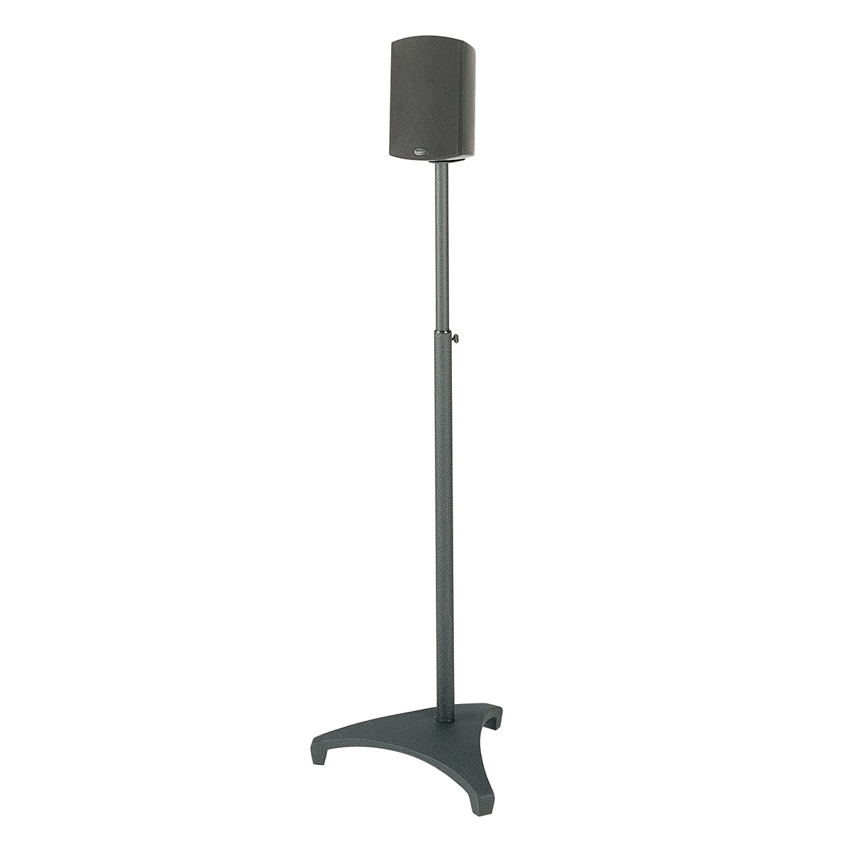 Sanus Euro Series Adjustable Speaker Stand for Satellite Speakers, Height Adjustable 26-42", Sold as Pair, Black - image 4 of 8