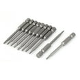 thumbnail image 4 of 1/4" Hex Shank 65mm Long 2mm Hexagon Head Magnetic Screwdriver Bits 10pcs, 4 of 4