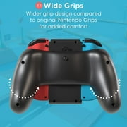 TALK WORKS Nintendo Switch Joy Con Grip Switch Controller Holder, Black