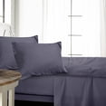 thumbnail image 2 of Marquess 100% Bamboo Cooling 4 Piece Sheet Set,Full Size Dark Grey Color, 2 of 6