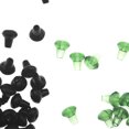 thumbnail image 2 of Generic 100pcs Black Fishing Hook Stops - Prevents Rig Rings from Slipping Off, made of TPR, Size 3.5x3mm, Lightweight at 0.91g for All Your Fishing Needs, 2 of 6