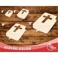 thumbnail image 3 of Unfinished Wood Bible Shape 42" / 3/4", 3 of 3