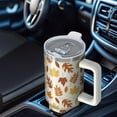 thumbnail image 4 of 1pc Thanksgiving Day 40oz Tumbler with Straw & Handle - Insulated Stainless Steel Cup | Holiday Gift for Man Women (Christmas, Valentine's, Birthday), 4 of 5