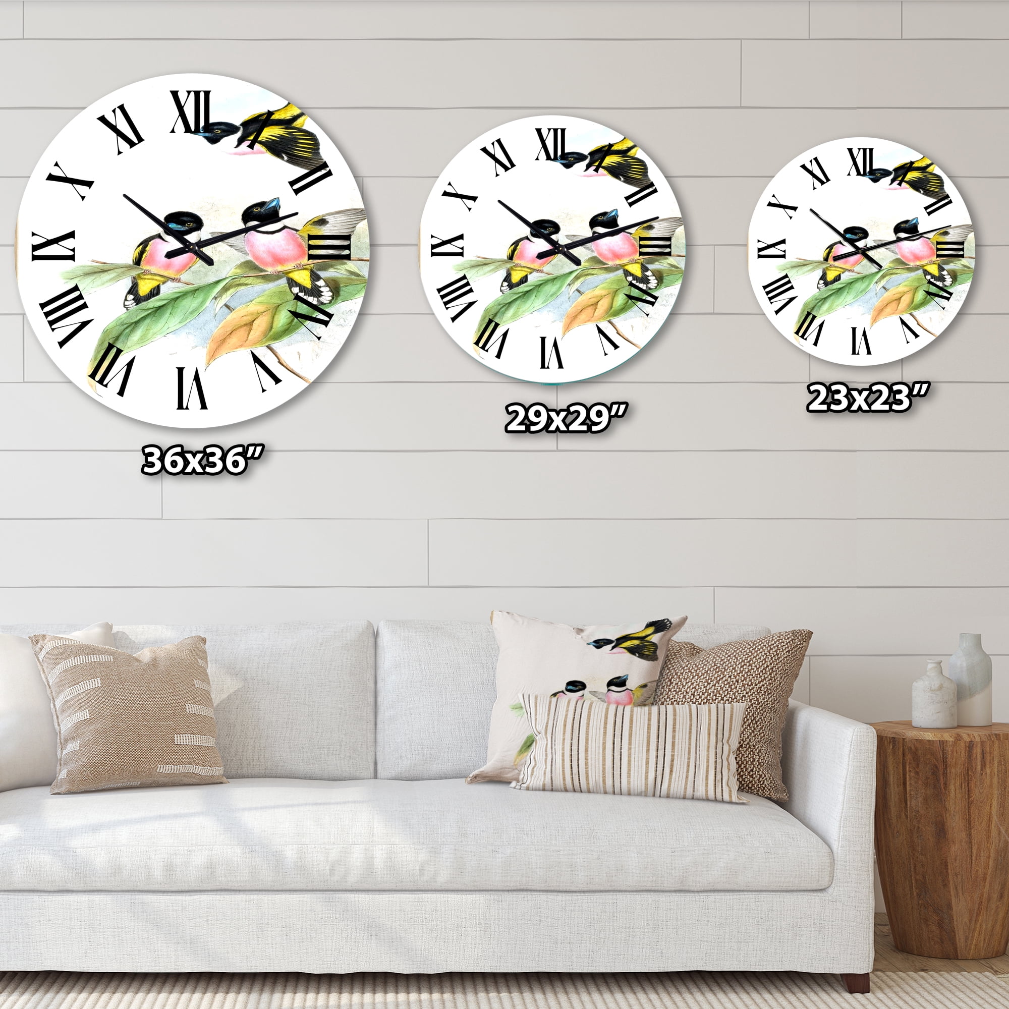 Designart 1 in Quartz Traditional Wall Clock