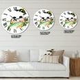 thumbnail image 4 of Designart 1 in Quartz Traditional Wall Clock, 4 of 5
