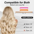 thumbnail image 6 of 40pcs Heatless Spiral Hair Curlers for Long Hair, No Heat Curlers 22inch/55cm Magic Curls Hair Rollers with 2 Styling Hooks for Women Kids, 6 of 9