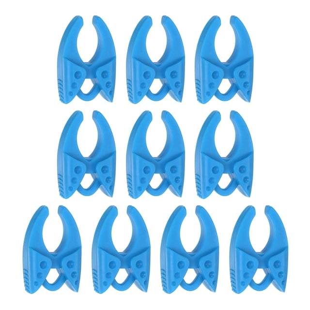 Uxcell Soporte de bobina Clips de bobina Abrazaderas de bobina, Paquete de 10, Azul