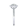 thumbnail image 4 of SuperJeweler 1 1/4 Carat Lab Grown Halo Diamond Engagement Ring In 14K White Gold For Women, 4 of 6