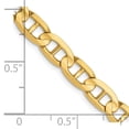 thumbnail image 3 of 14K 5.25mm Concave Anchor Chain, 3 of 4