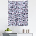 thumbnail image 1 of Camo Tapestry, Exotic Safari Animal Skin Pattern in Watercolors Leopard Jaguar, Fabric Wall Hanging Decor for Bedroom Living Room Dorm, 5 Sizes, Blue Pink and Black, by Ambesonne, 1 of 1
