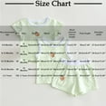 thumbnail image 3 of Taqqpue 2 Piece Baby Toddler Clothes Outfits for Boys and Girls Kids Summer Casual T-Shirts + Shorts Pajama Set (6M-3Y), 3 of 7