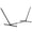 Black#4, variant on Garden Accessories Outsunny Universal Hammock Stand 10-13ft Adjustable Steel Stand Space-Saving and Portable Carrying for Indoor and Outdoor Use, Black,Garden Decorative Accessories