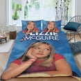 thumbnail image 2 of Lizzie McGuire Conjunto de sábanas temático, trío de piezas, cómodo y amigable con la piel, diseño único, regalo de decoración para el hogar para familiares, amigos y fans,173cm *218cm, 2 of 6