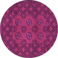 thumbnail image 1 of Ahgly Company Indoor Round Persian Purple Traditional Area Rugs, 4' Round, 1 of 4