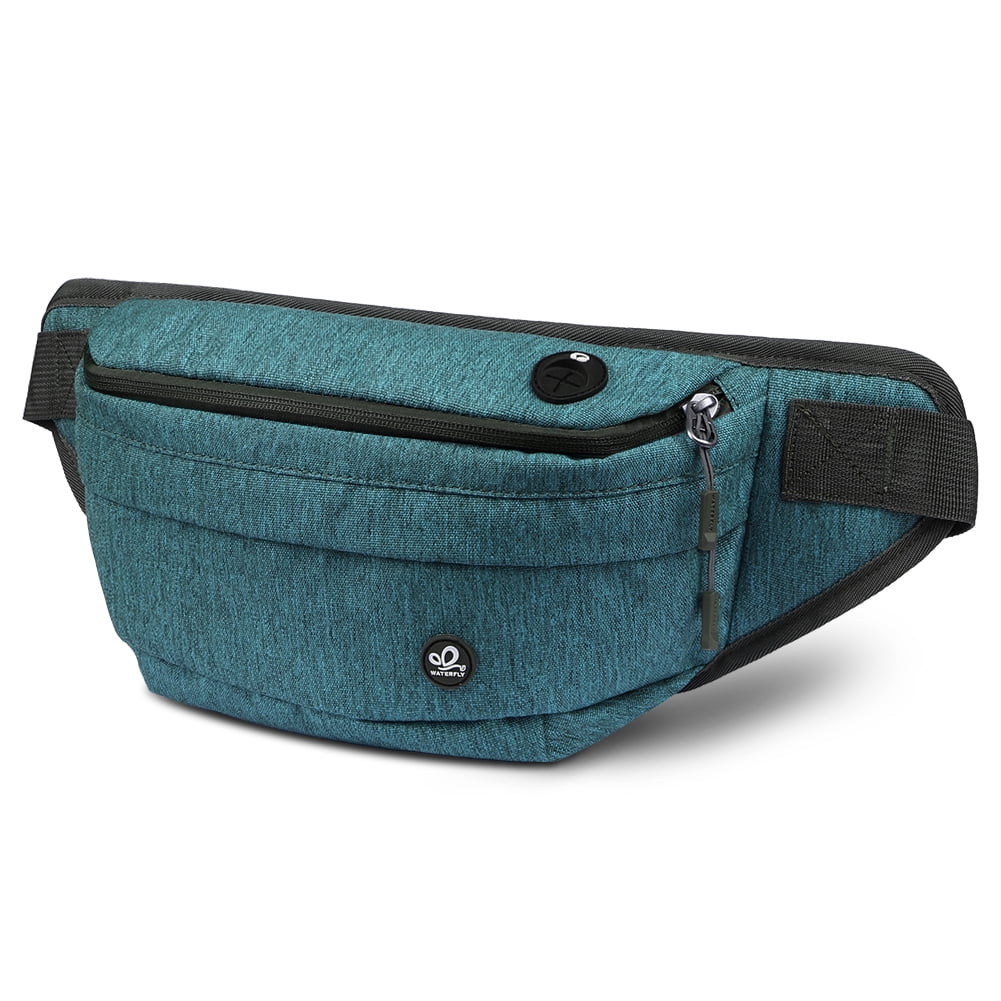 WATERFLY Fanny Pack Waist Bag 3L Large Hip Pouch Bum Bag Fannie Pack
