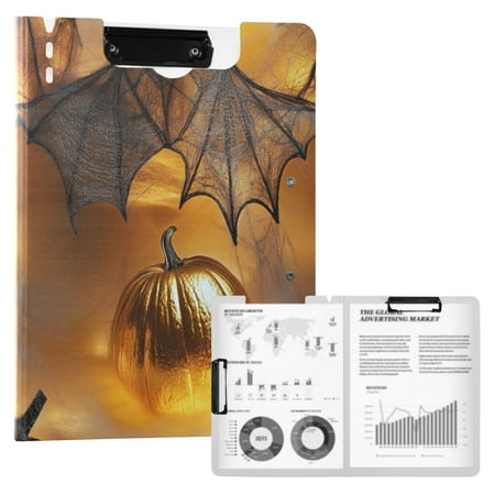 A4 Double Clip File Folder 18.9×12.6in Clipboards Foldable Binder Holds 80 Sheets Project Folder for Office Home Golden Pumpkin A4 Double Clip File Folder 18.9×12.6in Clipboards Foldable Binder Holds 80 Sheets Project Folder for Office Home Golden Pumpkin