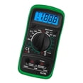 thumbnail image 3 of Multímetro digital portátil Multímetro electricista con funda de silicona Verde Macarena Probador de multímetro digital, 3 of 8