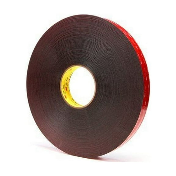 3M 5925 Vhb&Trade; Tape Dark Gray 1" X 5 Yard Roll (25 Mil)