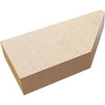 thumbnail image 6 of Ekena Millwork 2"W x 6"H x 12"L Concord Woodgrain TimberThane Rafter Tail, Primed Tan, 6 of 6