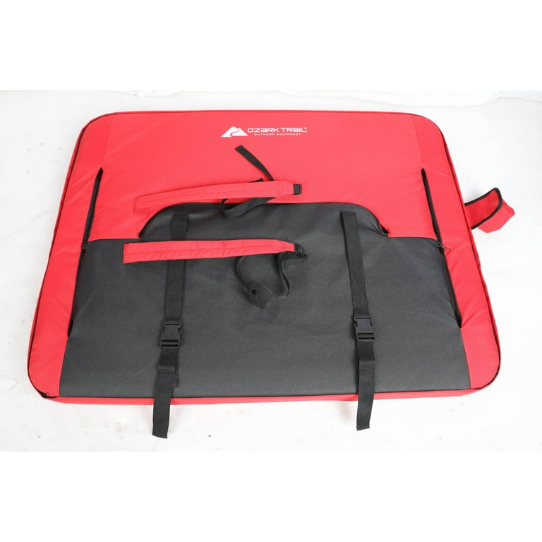Ozark Trail Adjustable Outdoor Tailgate Padded Couch Red Stadium