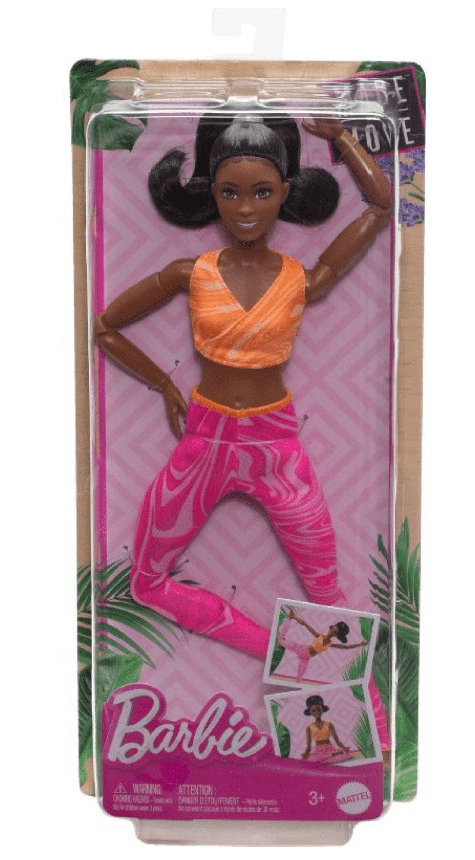 Barbie Fashion Pack Poseable Dolls Brunette Wearing Removable Sports