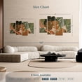 thumbnail image 4 of Elephant Stock Exotic African Beauty Wall Art - Horizontal Multi Panel Canvas - Living Room Wall Decor - People Multi Panel - Brown And Green Decor - 68" x 42", 4 of 8