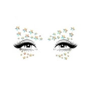 Leg Avenue Women's Celeste Adhesive Glow In The Dark Face Jewels Sticker