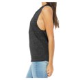 thumbnail image 3 of Yellow Rooster Women's Flowy Scoop Muscle Tank Charcoal Black Slub Large, 3 of 4
