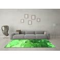 thumbnail image 3 of Ahgly Company Indoor Square Abstract Green Modern Area Rugs, 3' Square, 3 of 4