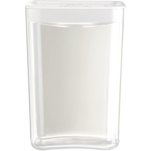 Click Clack Cube Food Storage Container with White Lid, 1.5 Quart