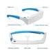 thumbnail image 4 of Dispositivo de Masaje Térmico para Ojos para Eliminar Bolsas de Aire, Masajeador de Ojos con Compresas Calientes, Terapia de Luz Azul y , Relajación y Fatiga, 4 of 5