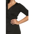 thumbnail image 5 of Women's 3/4 Sleeve Wrap Dress, 5 of 5