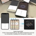 thumbnail image 4 of 7 Day Programmable Thermostat Digital Touchscreen LCD Color Display with Data Memory Function for Home Office Hotel Energy Saving Temperature Controller, 4 of 7