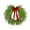 A, variant on Christmas Wreath with Red Bow And Natural Cones, Realistic Cedar Greenery for Front Door, Indoor And Outdoor Holiday Decor, Farmhouse Style Home Decoration